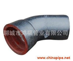 11.25度承插彎頭 球墨管件表面涂覆
